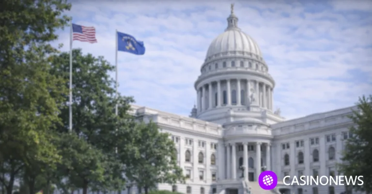 Wisconsin State Capitol in Madison representing sports betting talks