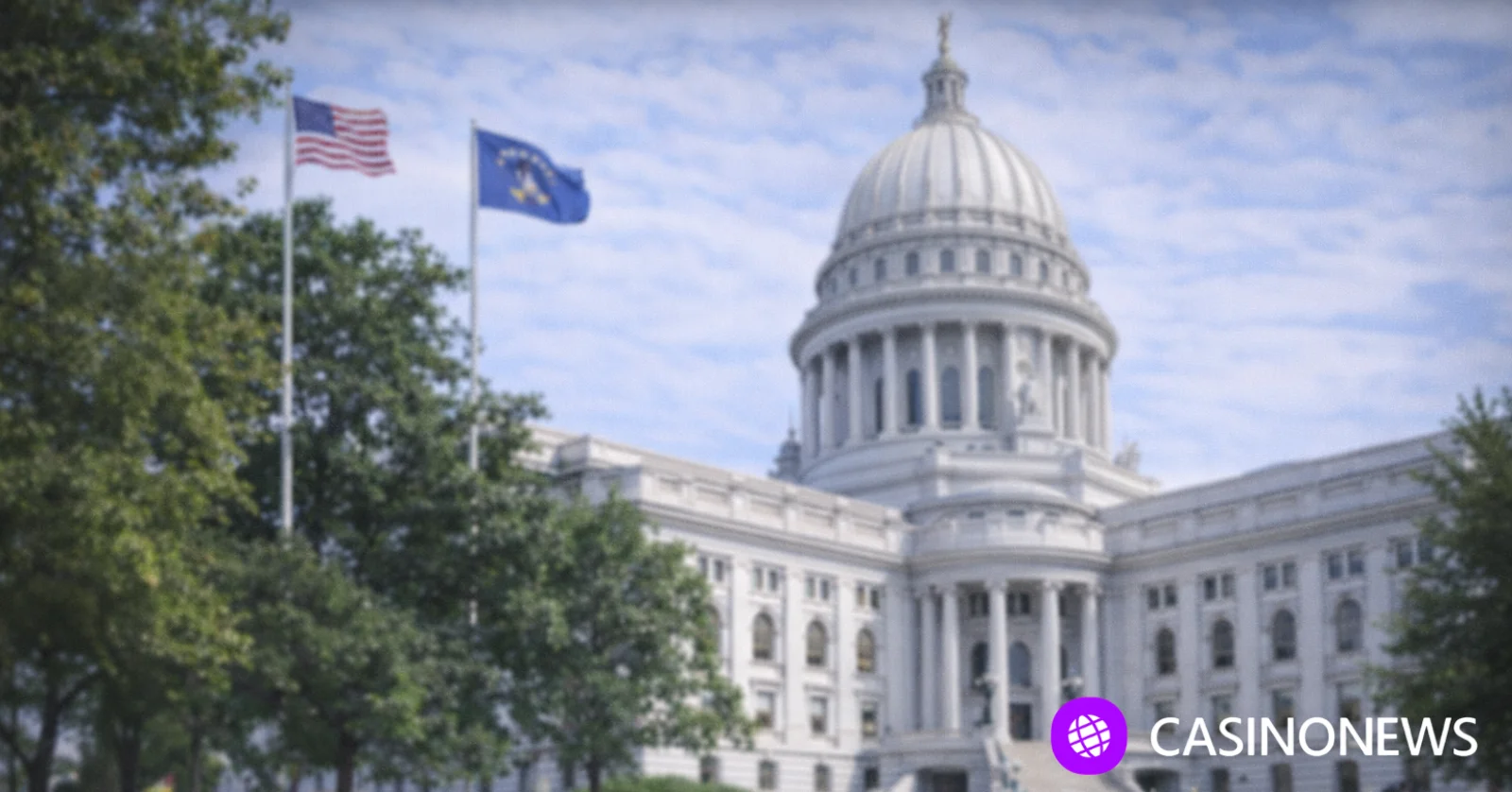 Wisconsin State Capitol in Madison representing sports betting talks