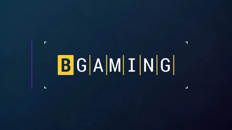 BGaming logo displayed on dark branded background promoting Gemhalla Xtreme slot release