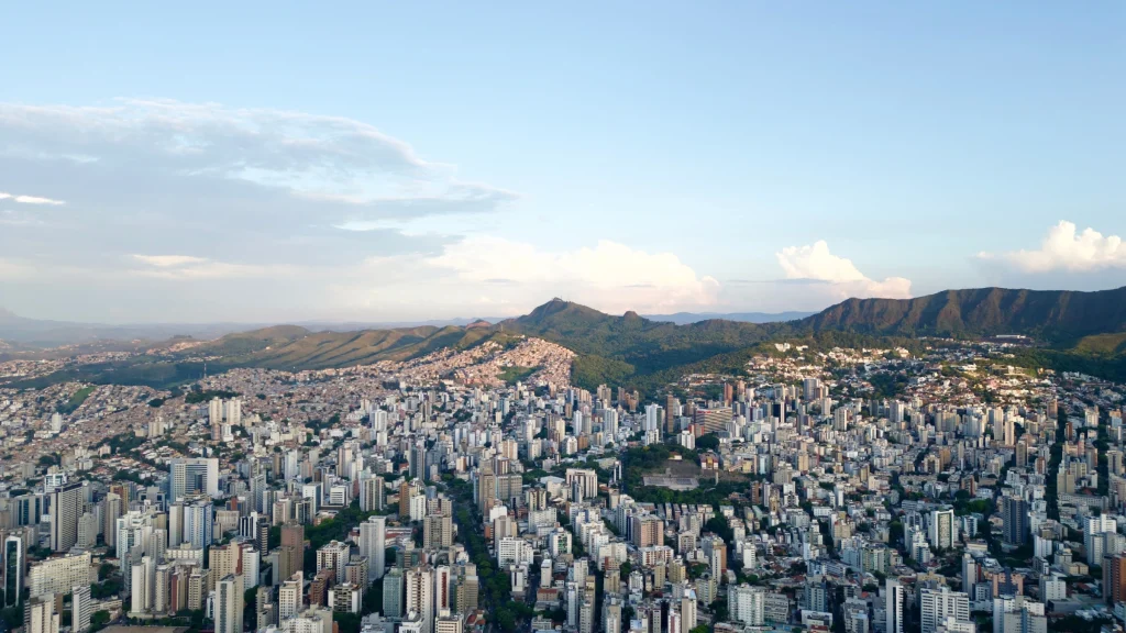 Aerial view of Belo Horizonte city skyline representing Brazil’s expanding betting industry