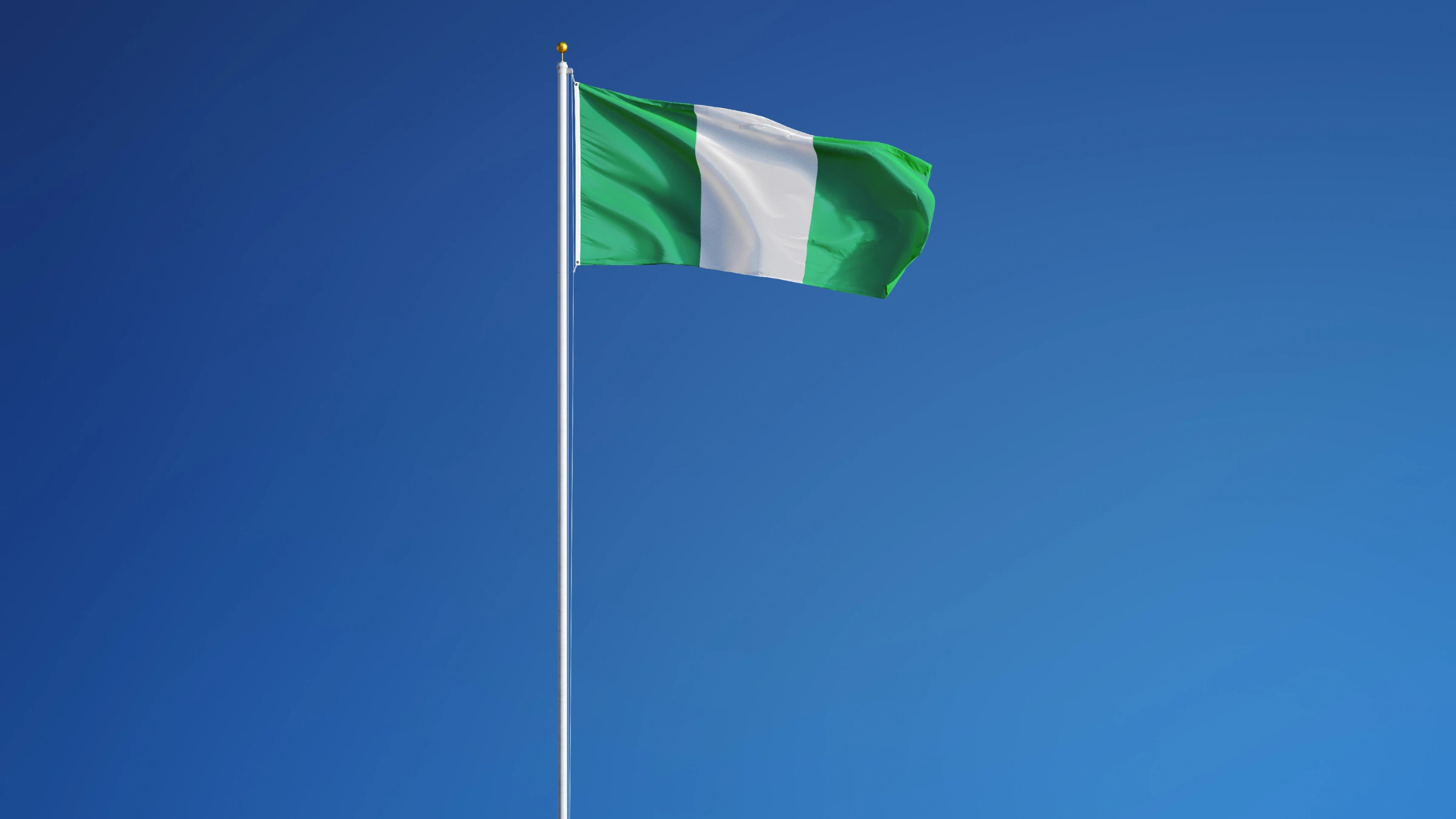 Nigerian national flag representing growth in online casino content partnerships across Nigeria