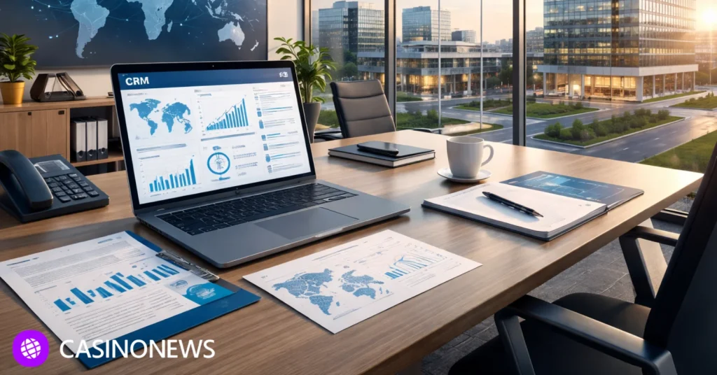 Bragg Gaming Group and Salesforce branding above simple icons for partner onboarding, compliance management, and lead management