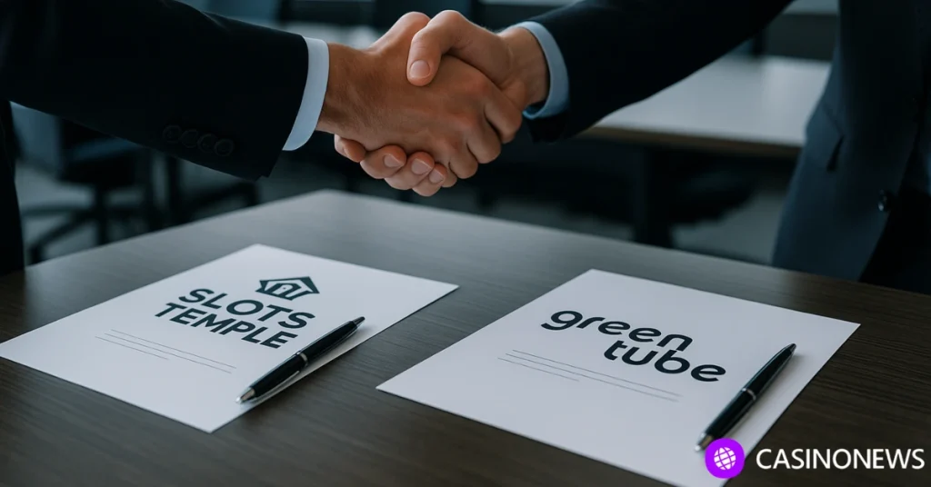 Greentube and Slots Temple announce partnership