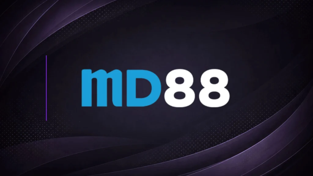 MD88 logo with blue “MD” and white “88” text on dark background.