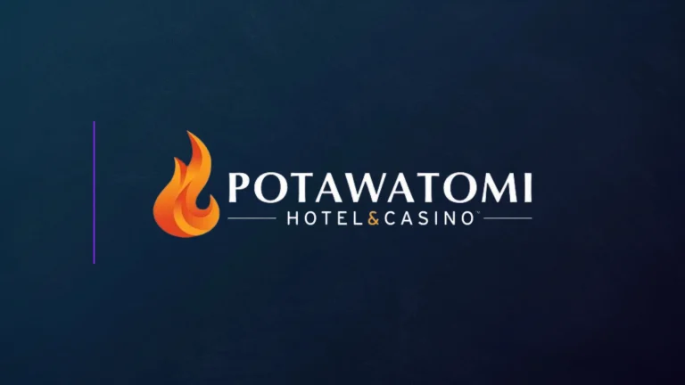 Potawatomi Hotel and Casino branding displayed during announcement of business developments