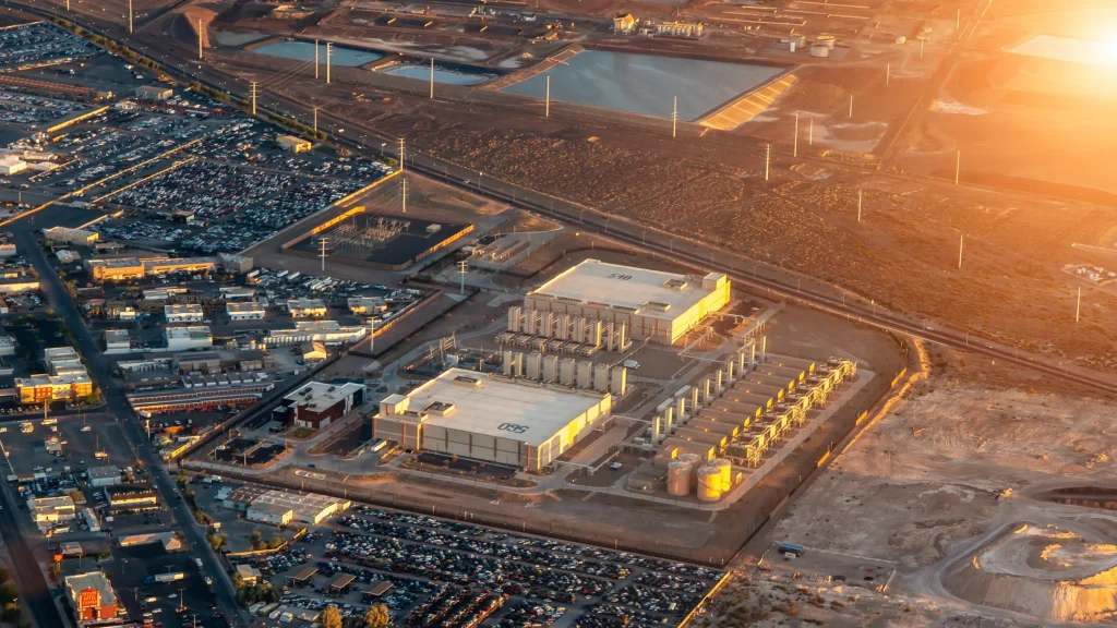 Aerial view of Henderson area connected to ownership changes involving The Pass Casino