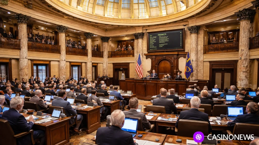 Mississippi State Senate chamber during a legislative session