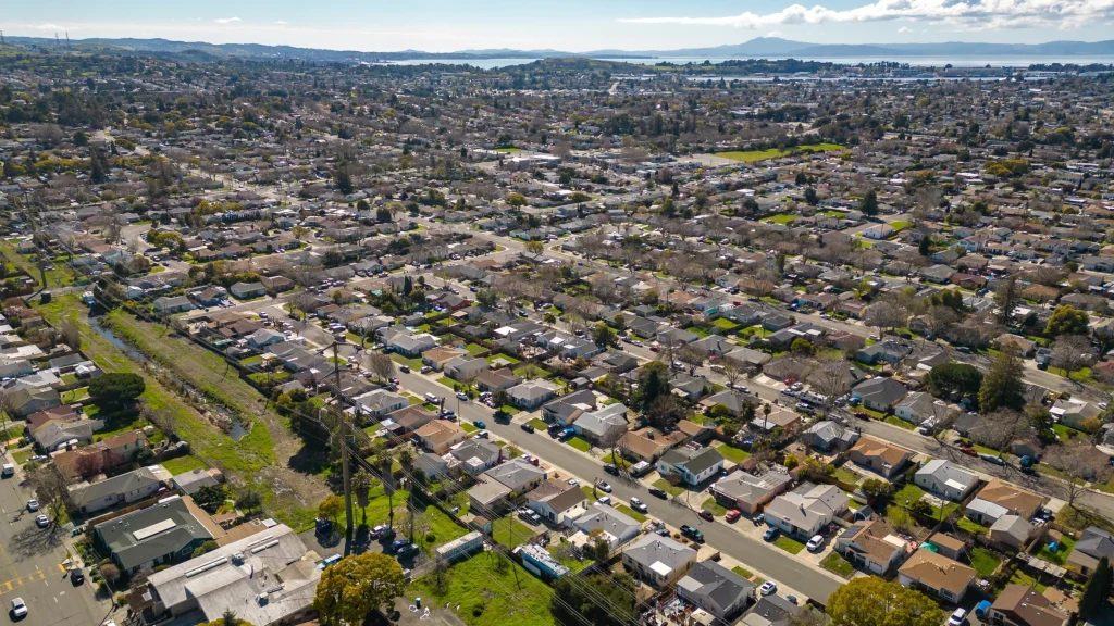 Residential community landscape highlighting local impacts of gambling policy and regulation