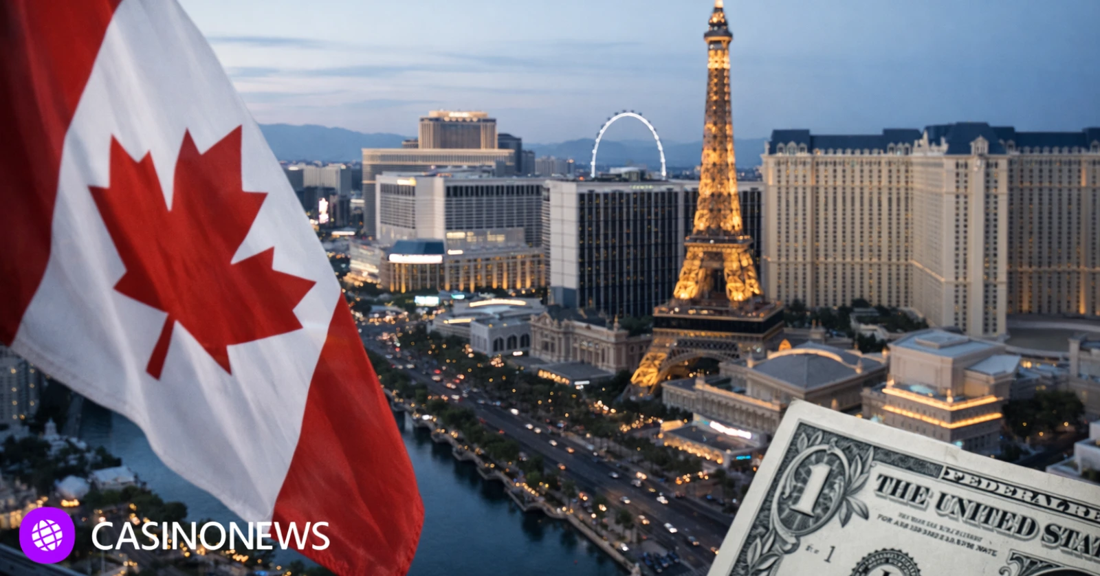 Canadian tourists in Las Vegas to benefit from dollar parity in casinos