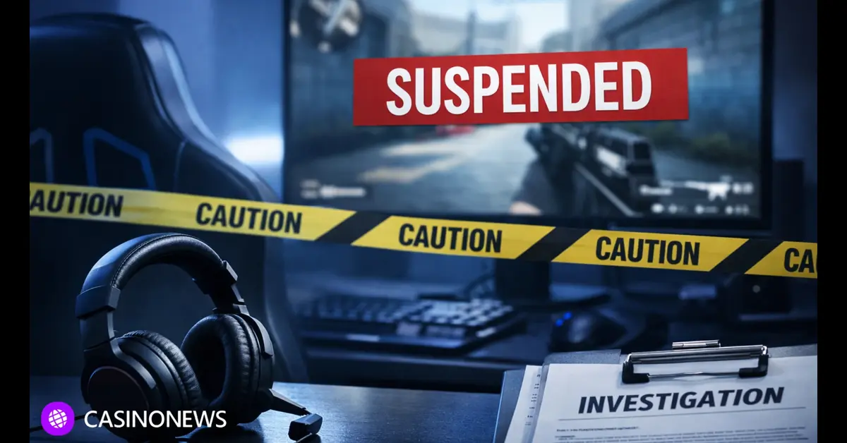 eSports contestant suspended for suspected match-fixing