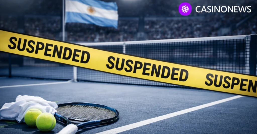 Tennis player suspended in Argentina for breaching betting rules