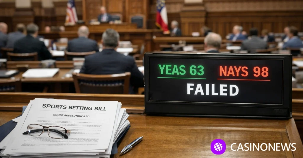 Georgia lawmakers to block voters on sports betting